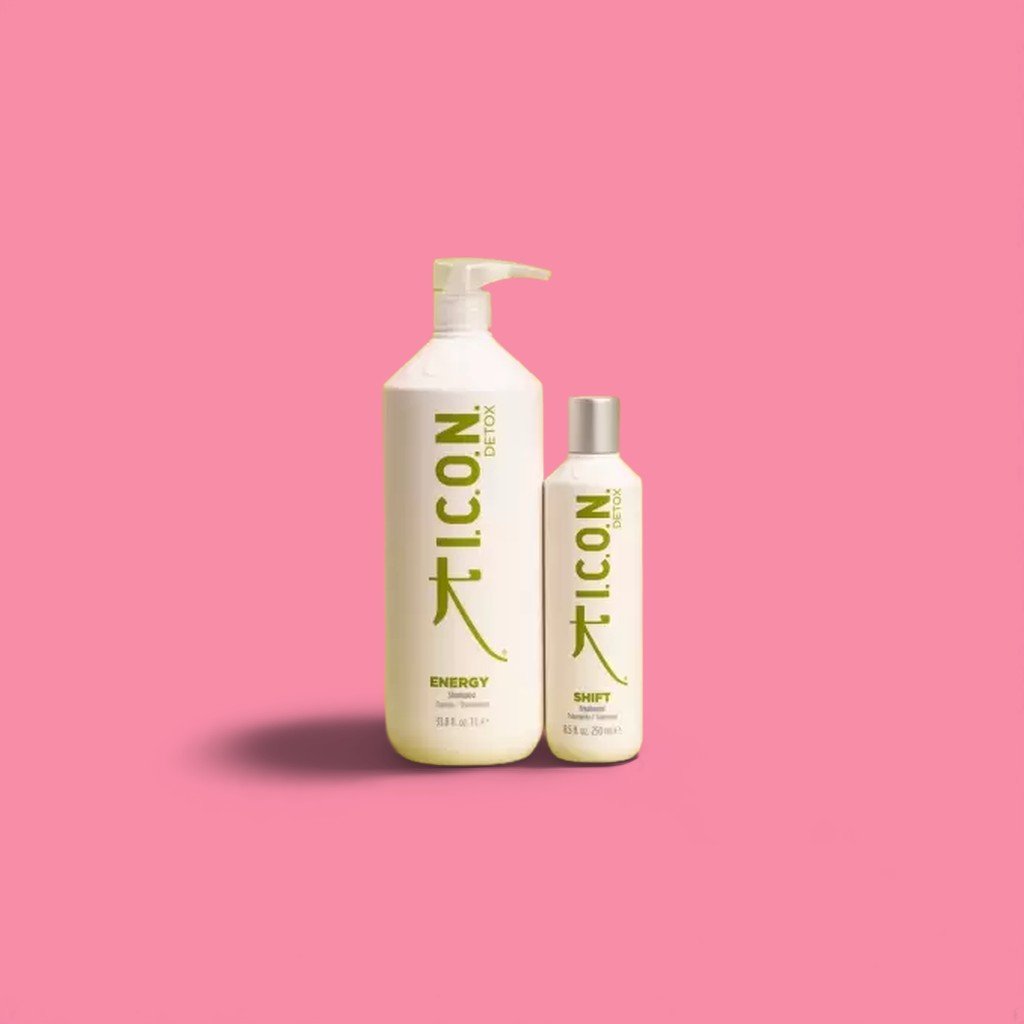 Set ICON Detox: Šampon Energy 1000ml + Ošetření Shift 250ml