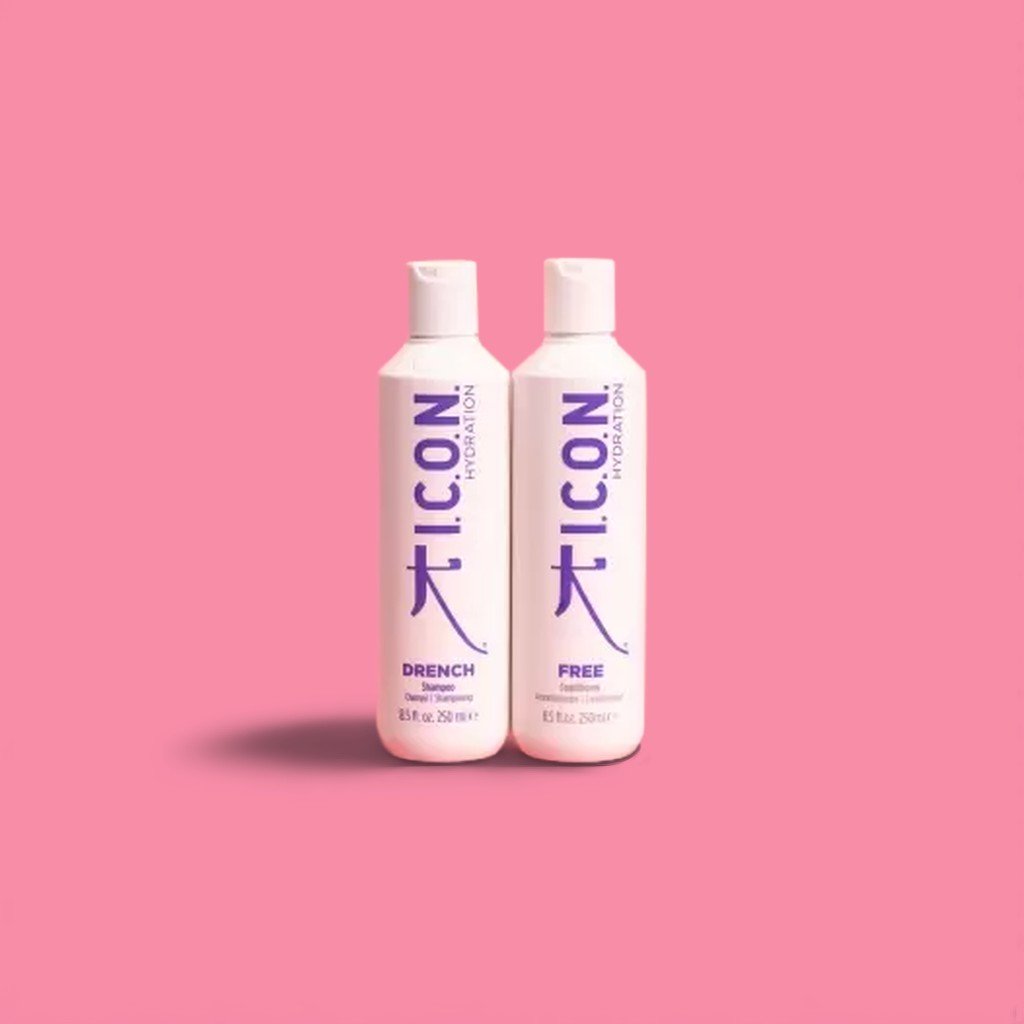 ICON balík pre suché vlasy: ICON Drench šampón + ICON Free kondicionér 250 ml