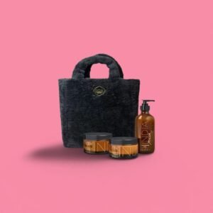 Pachet ICON India: Șampon de curățare, balsam, mască și geantă cadou