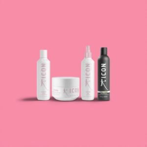 「ICONキュアパック：シャンプー、コンディショナー、スプレー + プロテイン 250ml」