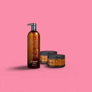 Set ICON India: Shampoo Detergente 1 Litro, Balsamo, Maschera e Borsa Regalo