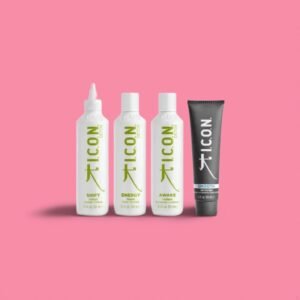 Conjunto ICON Detox: Champú Energy + Acondicionador Awake + Tratamiento Shift + Smooth