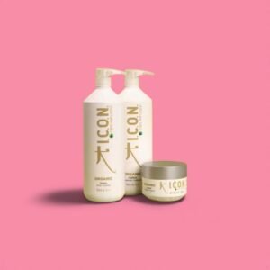 ICON Organski paket 1 liter: Šampon, balzam in tretma