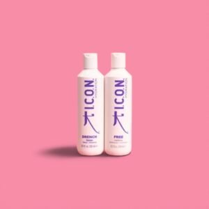 Ensemble ICON pour cheveux secs : Shampooing ICON Drench + Après-shampooing ICON Free 250ml
