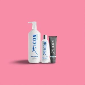 Pack ICON Anti-Frizz – Champú 1 Litro + Acondicionador 250ml + Smooth 150ml
