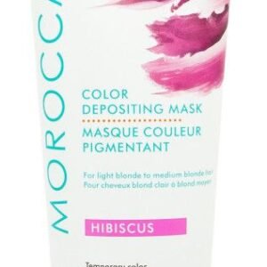 Masque colorant à l'hibiscus