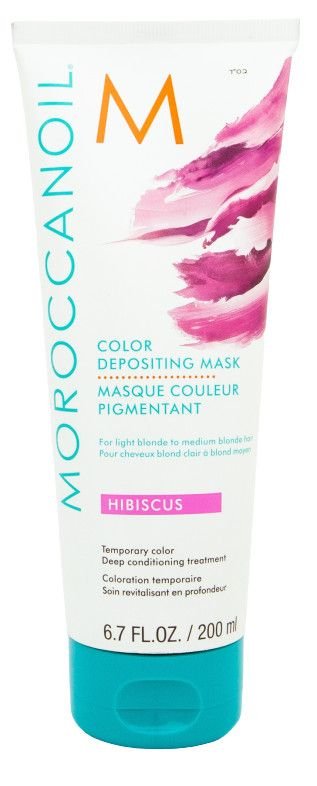 Masque colorant à l'hibiscus